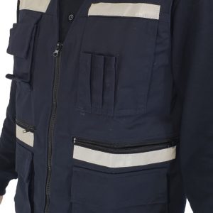 GEOLOGO GABARDINA AZUL