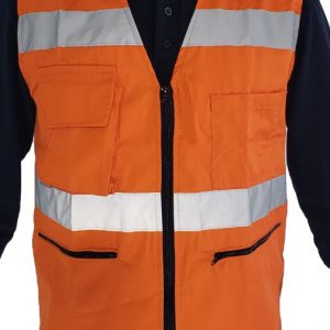 GEOLOGO GABARDINA MODELO UR NARANJA